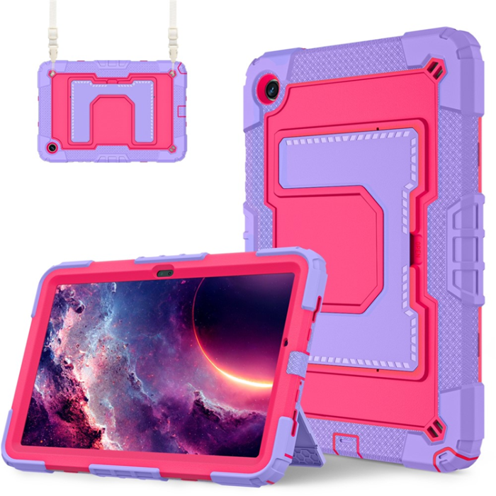 A-One Brand - Galaxy Tab A9 Plus Skal Kickstand Med Rem Anti Drop