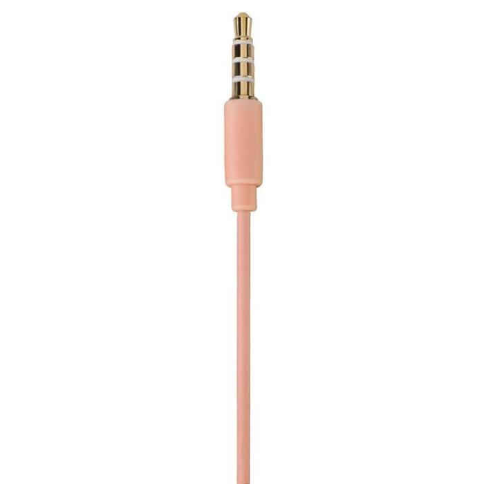 Thomson - Thomson In-Ear Hörlurar Trådbunden med Mikrofon Jack 3.5 mm - Rosa
