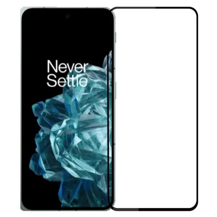 A-One Brand - [1-PACK] OnePlus Open Härdat Glas Skärmskydd 2.5D 9H - Svart