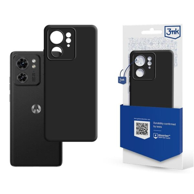 3MK Mobilskal till Motorola Edge 40 Matt - Svart | 2353 | AlltMobil
