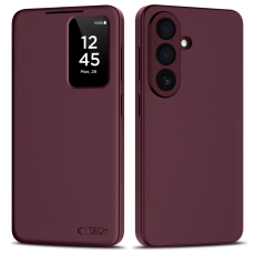 Tech-Protect - Tech-Protect Pl&aring;nboksfodral F&ouml;r Galaxy S26 Plus Smart - Mulberry