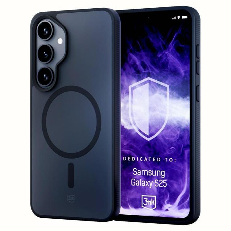 3MK Mobilskal till Galaxy S25 MagSafe Smoke - Svart | 2353 | AlltMobil