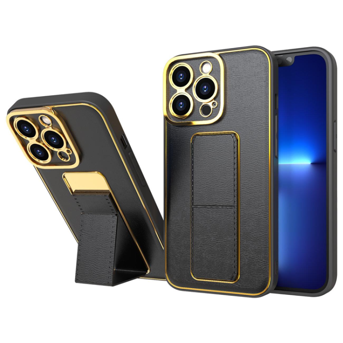 OEM - iPhone 12 Skal Kickstand - Svart