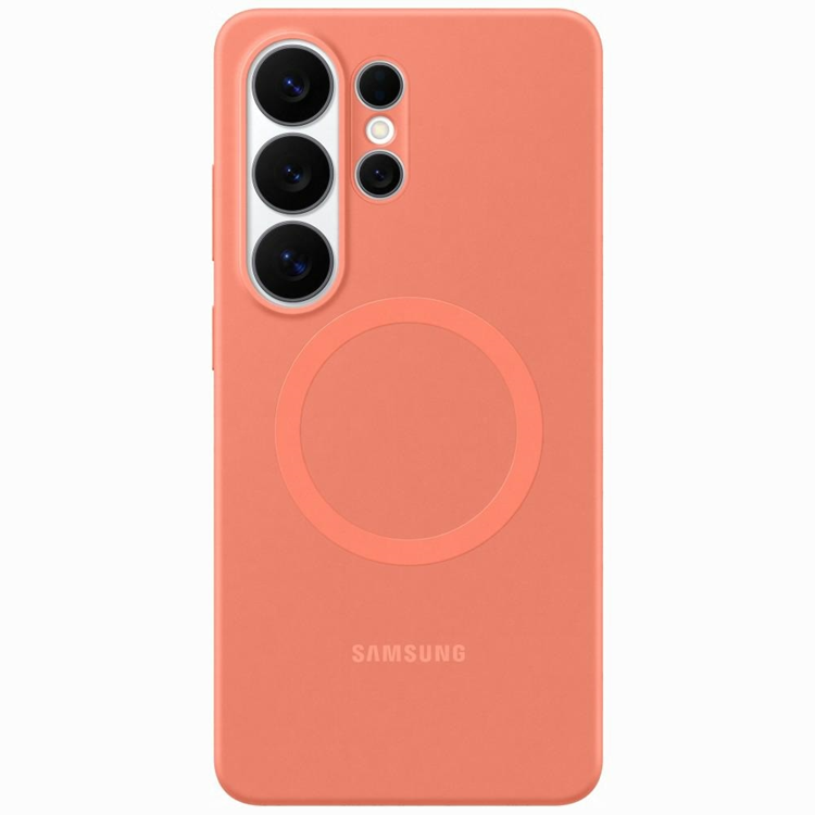 SAMSUNG Mobilskal För Galaxy S26 Ultra MagSafe Silikon Magnet - Coral | 2353 | AlltMobil