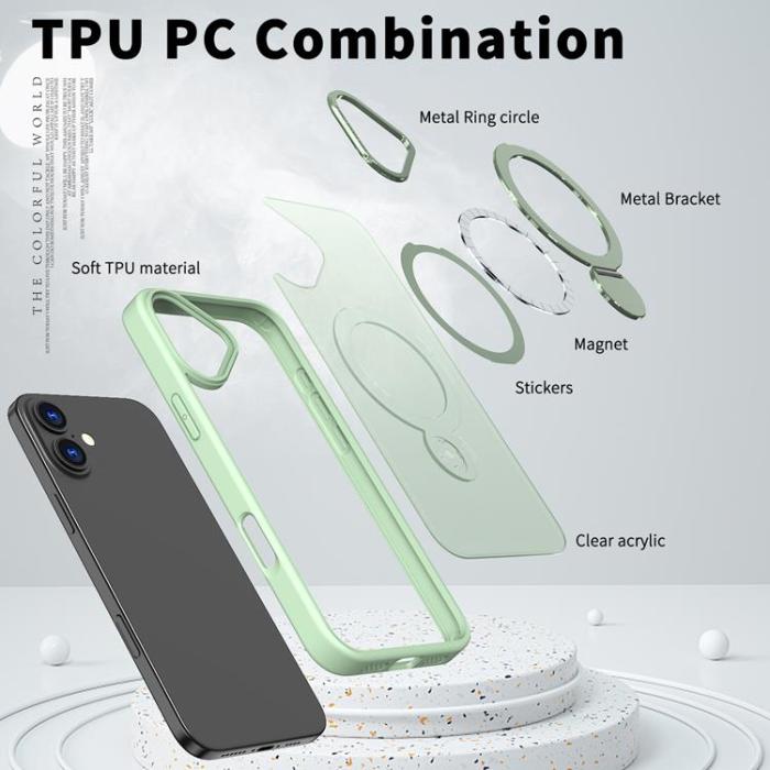 A-One Brand - iPhone 16 Mobilskal MagSafe Rotating Kickstand