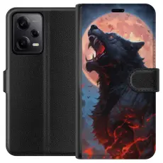 iSecrets - Pl&aring;nboksfodral till Xiaomi Redmi Note 12 Pro med Ylande varg