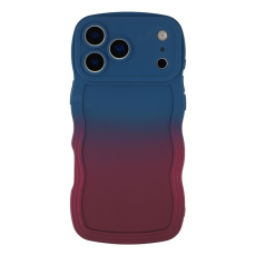 A-One Brand - iPhone 17 Pro Max Mobiskal Gradient Color TPU - Safir + Mörklila