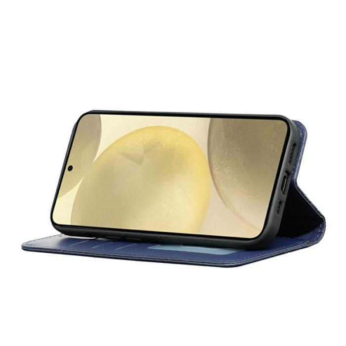 OEM - Plånboksfodral för Samsung Galaxy S26 Konstläder Flip - Blå
