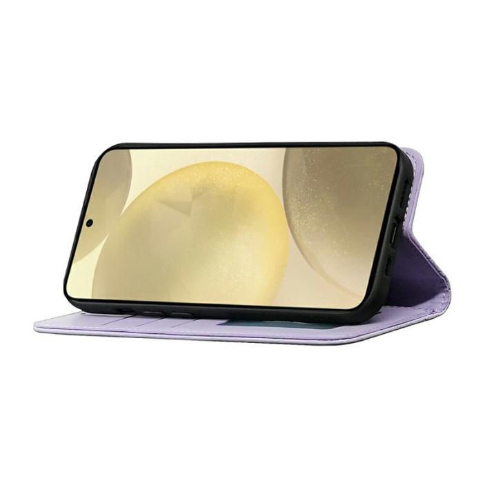 OEM - Plånboksfodral för Samsung Galaxy S26 Konstläder Flip - Lila