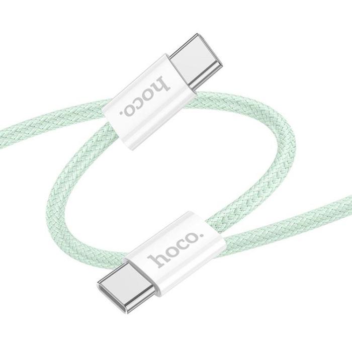 Hoco - Hoco USB-C till USB-C kabel 1m 60W - Grön
