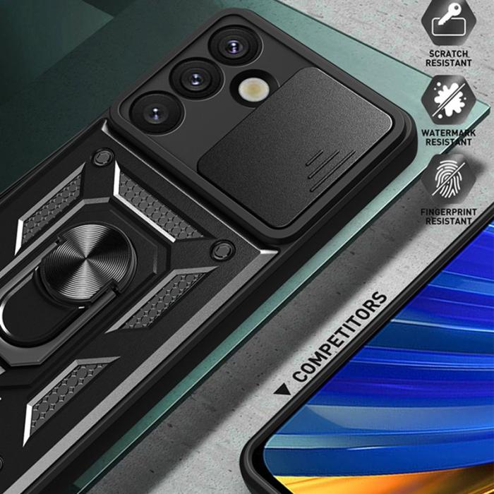 OEM - Mobilskal för Samsung Galaxy S26 Plus PC + TPU Kickstand - Grön