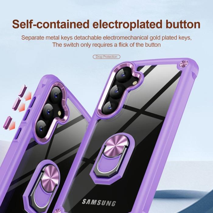 OEM - Mobilskal för Samsung Galaxy S26 Plus PC + TPU Kickstand - Lila