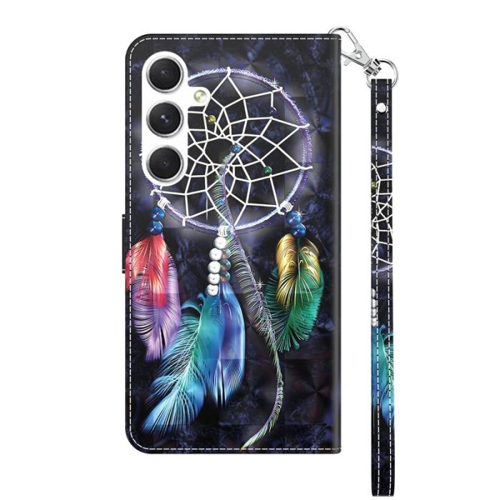 OEM - Mobilfodral för Samsung Galaxy S26 Plus Ställmönster Konstläder - Drömfångare