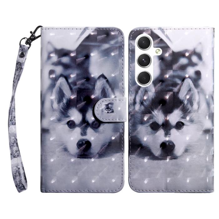 OEM - Mobilfodral för Samsung Galaxy S26 Plus Ställmönster Konstläder - Husky