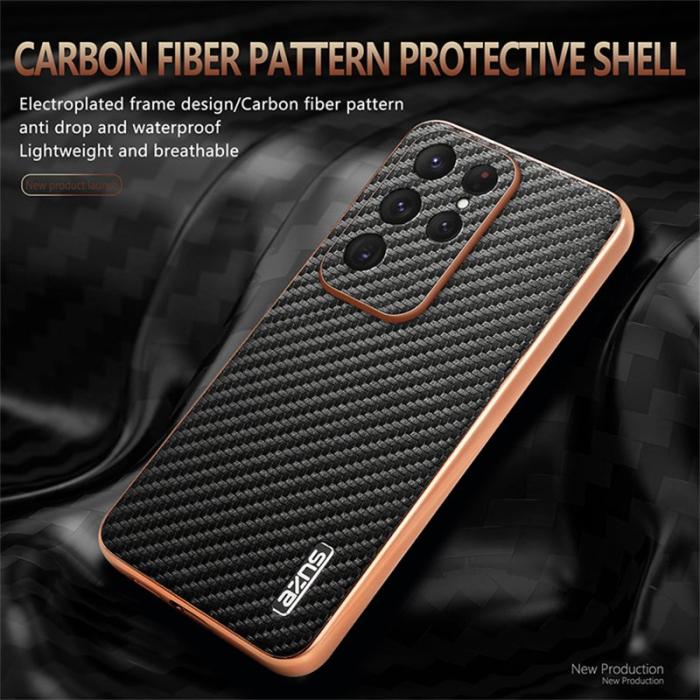 AZNS - AZNS Mobilskal för Samsung Galaxy S26 Ultra PU + TPU - Brun