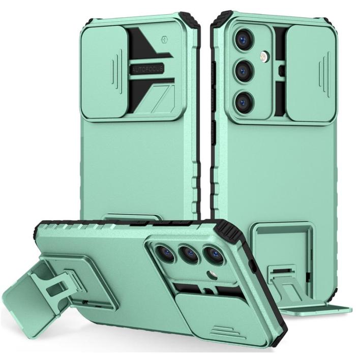 OEM - Mobilskal för Samsung Galaxy S26 Kamera Slider PC + TPU - Ljusblå