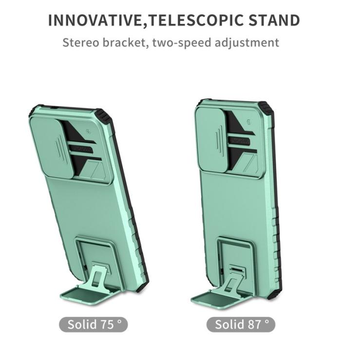 OEM - Mobilskal för Samsung Galaxy S26 Kamera Slider PC + TPU - Ljusblå