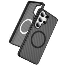 OEM - Mobilskal f&ouml;r Samsung Galaxy S26 Ultra Magnetiskt PC + TPU - M&ouml;rkgr&aring;