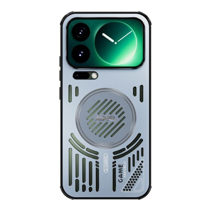 ABEEL - ABEEL Mobilskal till Xiaomi 17 Pro Max MagSafe TPU PC Aluminium Blå