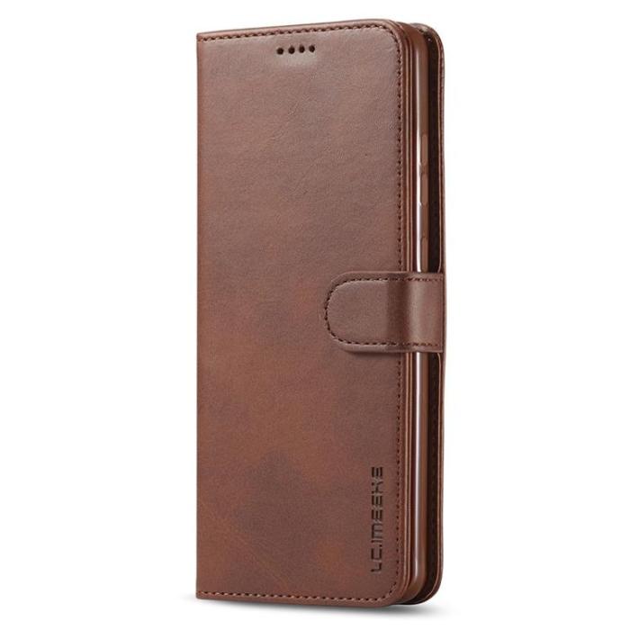 LC.imeeke - LC IMEEKE Läder Fodral Xiaomi 11T / 11T Pro - Brun