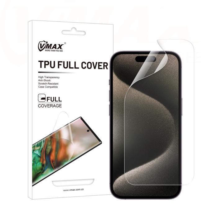VMAX - Skyddsfilm TPU osynligt heltäckande för iPhone 13 & 13 Pro