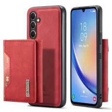 DG.MING - DG.MING Konstl&auml;der Pl&aring;nboksfodral f&ouml;r Samsung Galaxy A14 4G/5G - R&ouml;d
