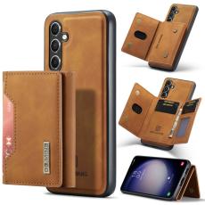 DG.MING - DG.MING Konstl&auml;der Pl&aring;nboksfodral f&ouml;r Samsung Galaxy A16 5G - Brun