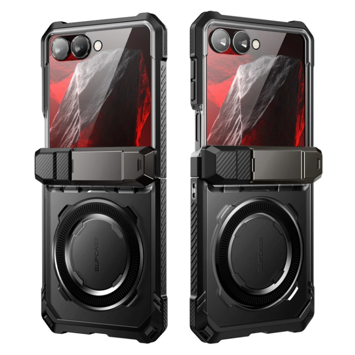SupCase - SupCase Mobilskal För Galaxy Z Flip 8 Magsafe UB Grip - Svart