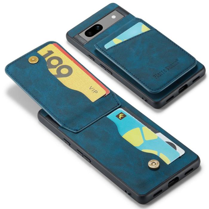FIERRE SHANN - FIERRE SHANN för Google Pixel 7 5G Fodral PU+TPU - Blå