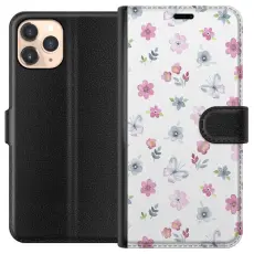 iSecrets - Plånboksfodral till Apple iPhone 11 Pro med Blommor och fjärillar