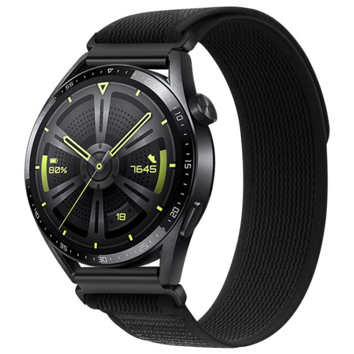 Binghong - Galaxy Watch Armband Hoco Trail Nylon (20MM) - Svart