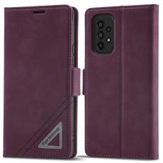 FORWENW - FORWENW F3-Series Konstl&auml;der Pl&aring;nboksfodral f&ouml;r Samsung Galaxy A32 5G - Vinr&ouml;d