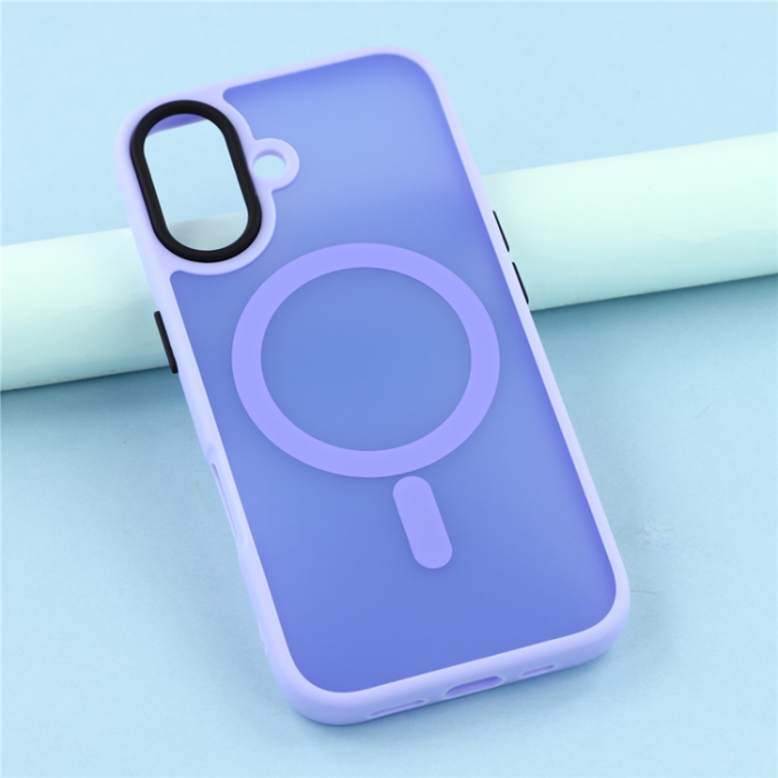 A-One Brand - iPhone 17 Mobilskal MagSafe Skin Touch - Ljuslila