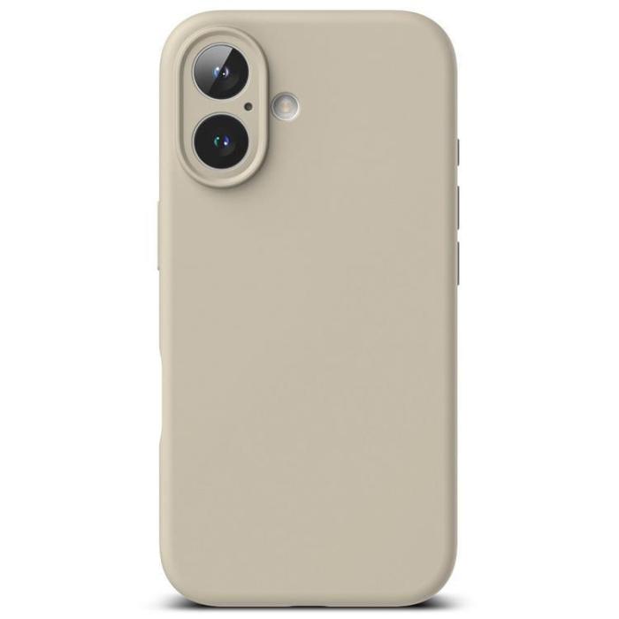 Ringke - Ringke iPhone 16 Mobilskal Magsafe Silikon Magnetic - Stone