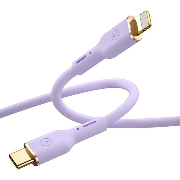 WIWU - WIWU USB-C till Lightning kabel 30W 1.2m YQ01 - Lila