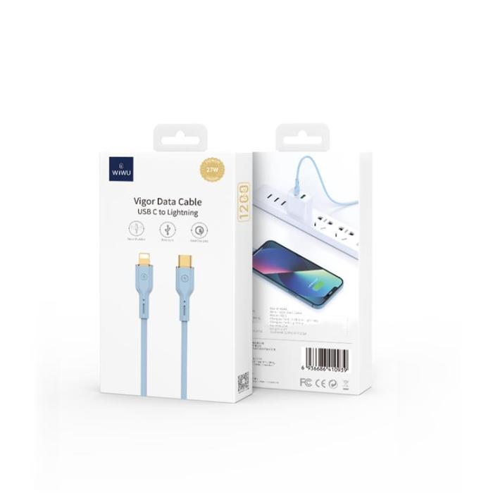WIWU - WIWU USB-C till Lightning kabel 30W 1.2m YQ01 - Lila