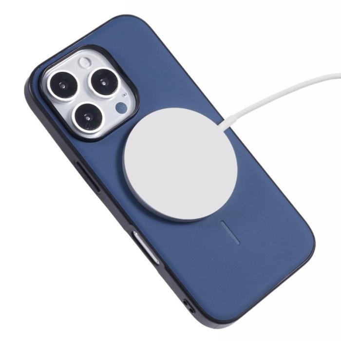 X-Level - X-LEVEL Mobilskal till iPhone 16 Pro MagSafe PC TPU PU Blå