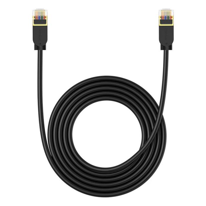 BASEUS - Baseus Nätverkskabel Fast Thin 5m - Svart