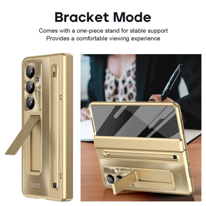 A-One Brand - Galaxy Z Fold 7 Mobilskal med Skärmskydd och Stylus Hinge