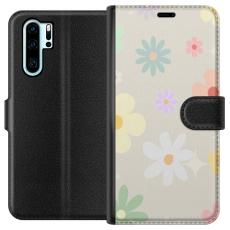 iSecrets - Plånboksfodral till Huawei P30 Pro med fejdande blommor