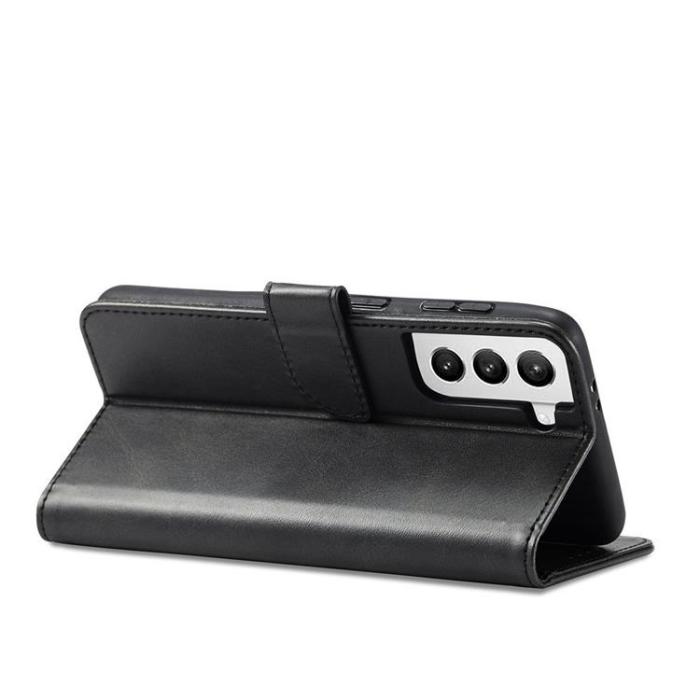 UTGATT5 - Magnet Elegant Kickstand Fodral Samsung Galaxy S21 Ultra 5G - Svart