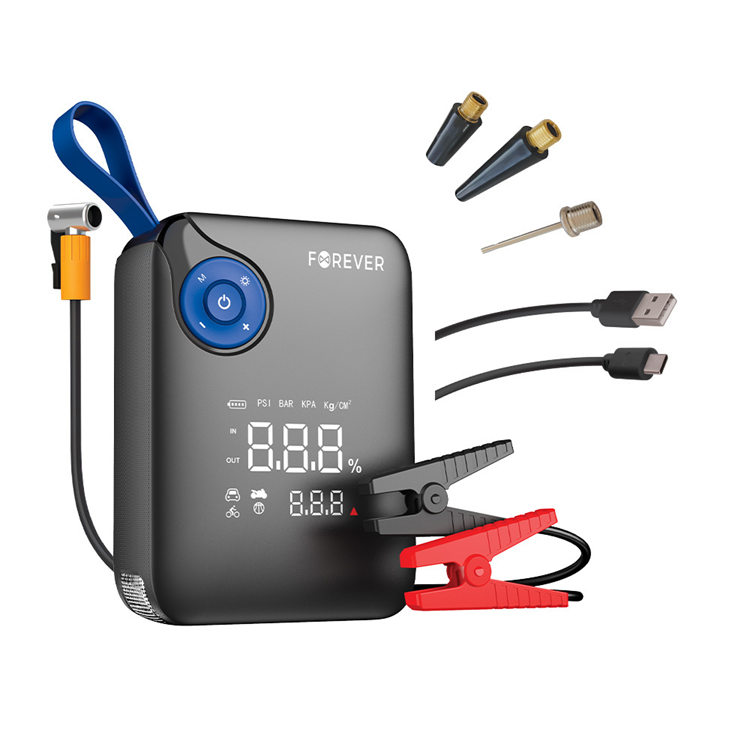 Forever 4in1 Starthjälp 26.64Wh - Svart-blå | 505295 | AlltMobil