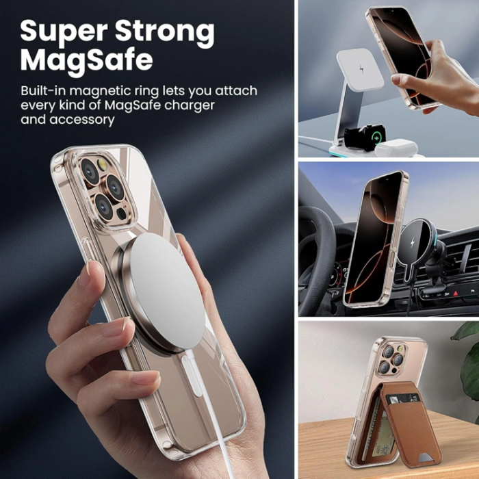 Tech-Protect - Tech-Protect iPhone 16 Pro Mobilskal Magsafe Flex - Clear