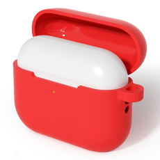 A-One Brand - AirPods Pro 3 Skal Med Carabiner Silikon - Röd