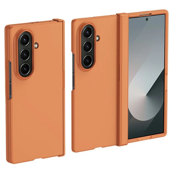 ABEEL - ABEEL Galaxy Z Fold 7 Mobilskal Skin Feel - Orange