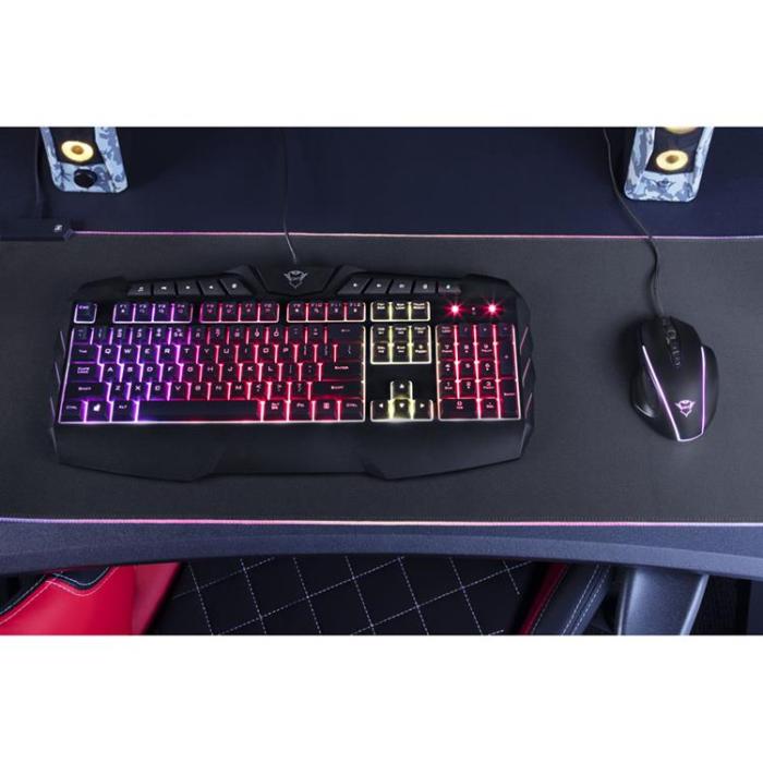 UTGATT1 - TRUST GXT 853 Odyss Semi-mechanical Keyboard Nordis