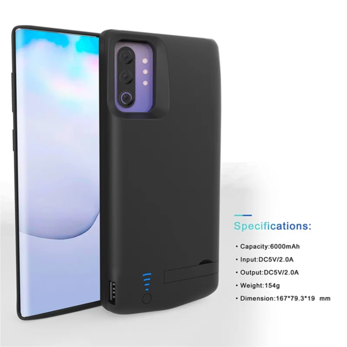 A-One Brand - Galaxy Note 10 Plus 4G Batteriskal 6000mAh E39 - Svart