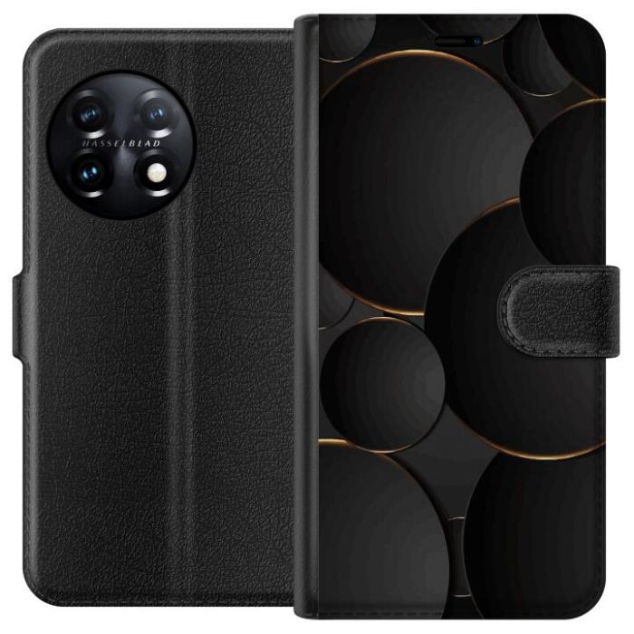 iSecrets - Plånboksfodral till OnePlus 11 med Lyxig Cirklar