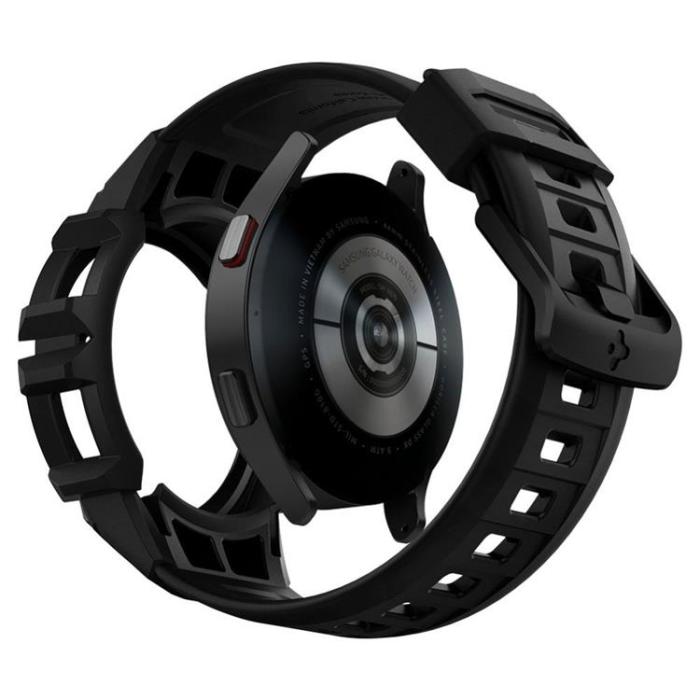 UTGATT - Spigen Galaxy Watch 4/5 (44mm) Strap Rugged Armor Pro - Charcoal Grå