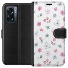 iSecrets - Plånboksfodral till OnePlus Nord N300 med Blommor och fjärillar